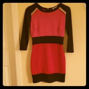 Chic Mod-Inspired Color Block Dress